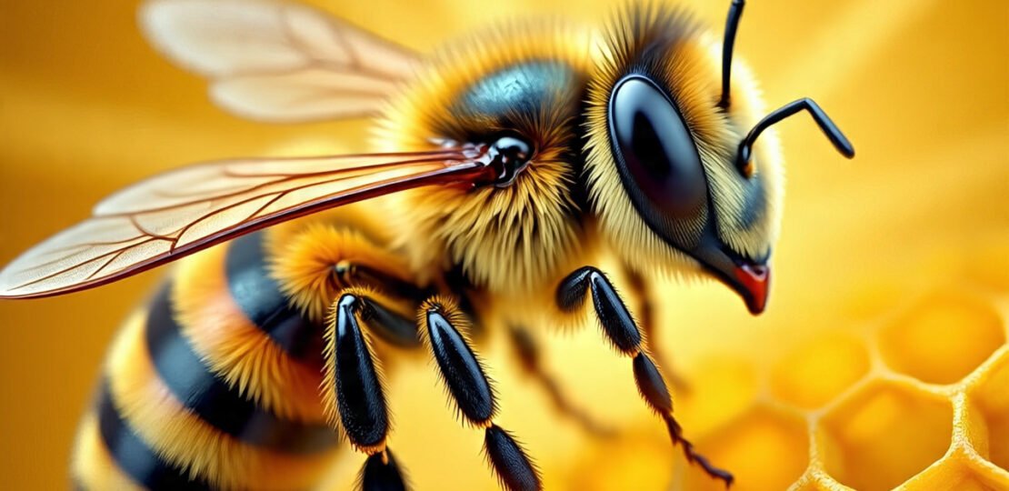 abeille_en_gros_plan_sur_fond_dor